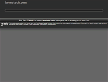 Tablet Screenshot of koreatech.com